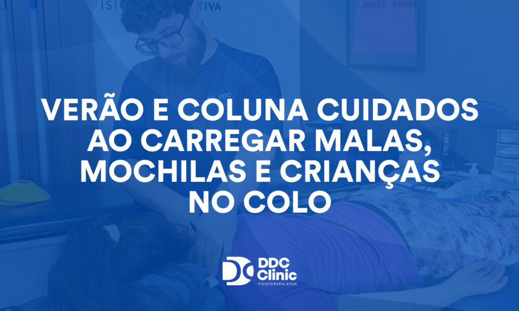Verão e coluna: cuidados ao carregar malas, mochilas e crianças no colo