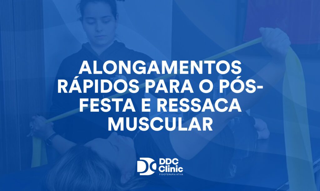 Alongamentos rápidos para o pós-festa e ressaca muscular