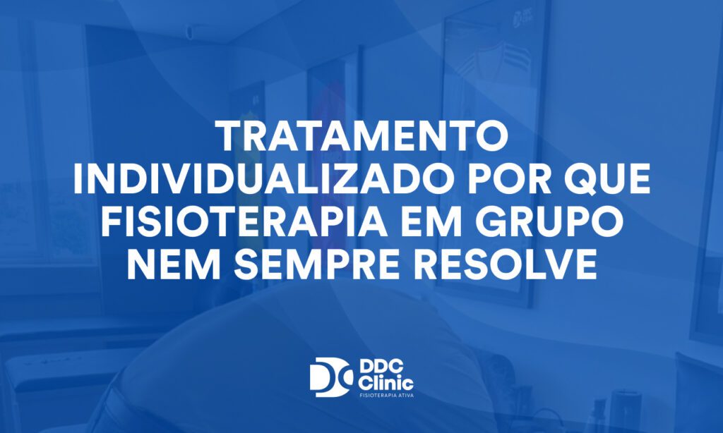 Tratamento individualizado por que fisioterapia em grupo nem sempre resolve