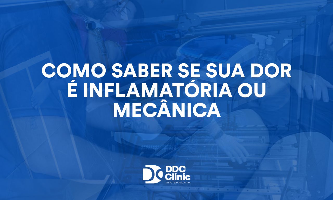 Como saber se sua dor é inflamatória ou mecânica