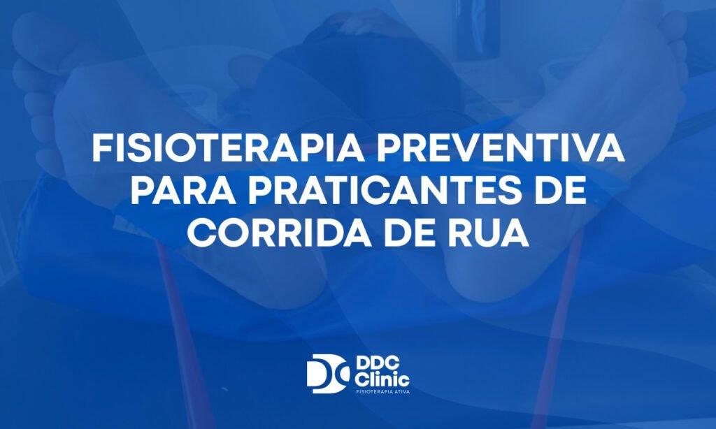 Fisioterapia preventiva para praticantes de corrida de rua.