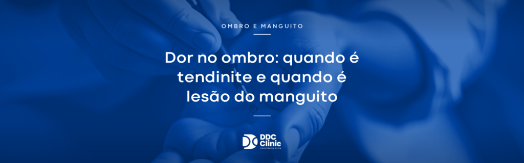 Dor no ombro e lesão do manguito rotador: quando é tendinite e quando precisa de fisioterapia