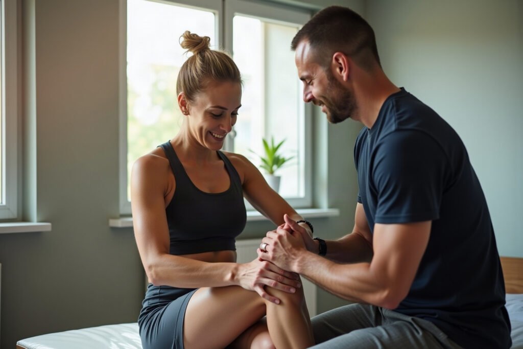 Fisioterapia esportiva em contexto real de trabalho