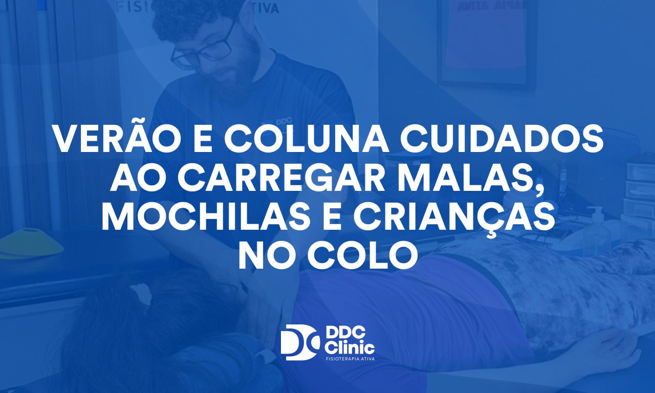 Verão e coluna: cuidados ao carregar malas, mochilas e crianças no colo