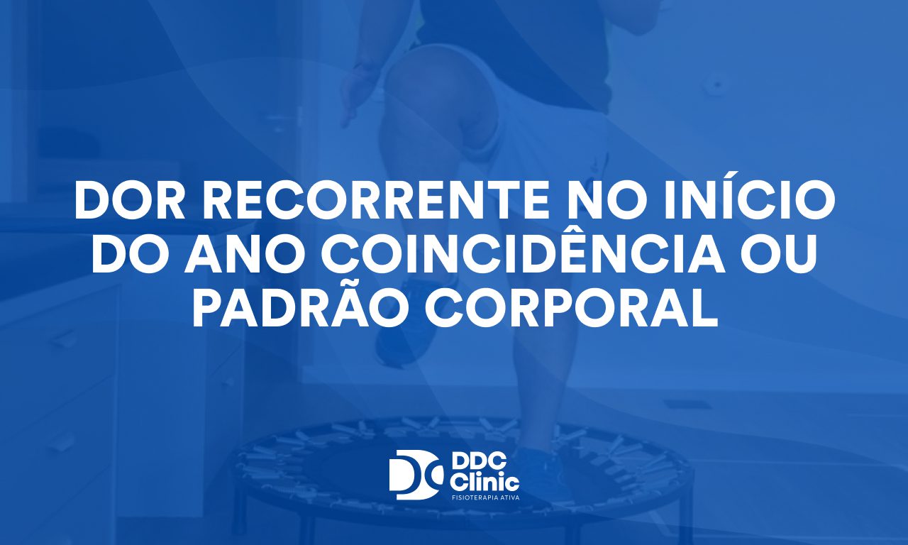 Dor recorrente no início do ano coincidência ou padrão corporal